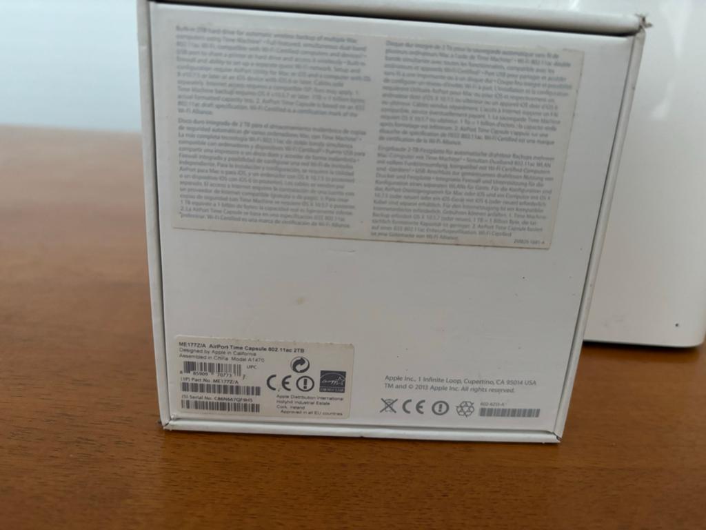 Apple AirPort Time Capsule 2TB - Router met opslag, Computers en Software, Routers en Modems, Zo goed als nieuw, Router, Ophalen
