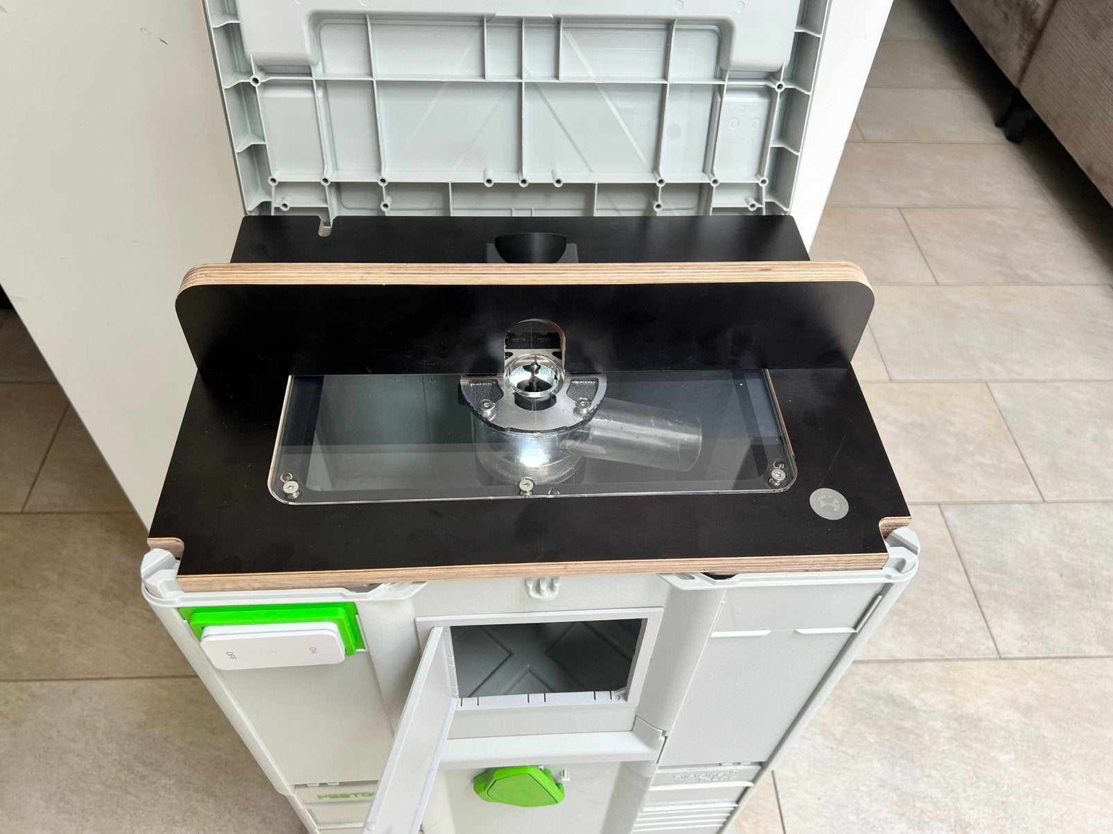Freestafel werkblad tbv Festool-Tanos  SYS3 M 337 koffers, Scharniermallen.nl, Nieuw, Ophalen of Verzenden, 1447rk