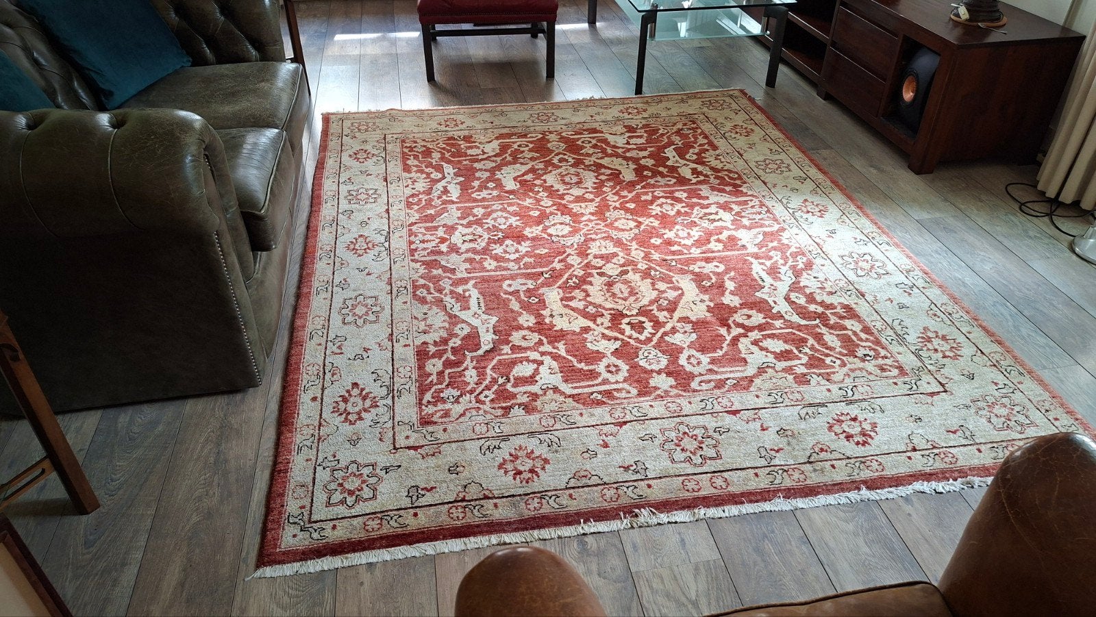 Prachtig Perzisch tapijt van Perez, 240x195 cm, Ophalen, Gebruikt, 150 tot 200 cm, 200 cm of meer