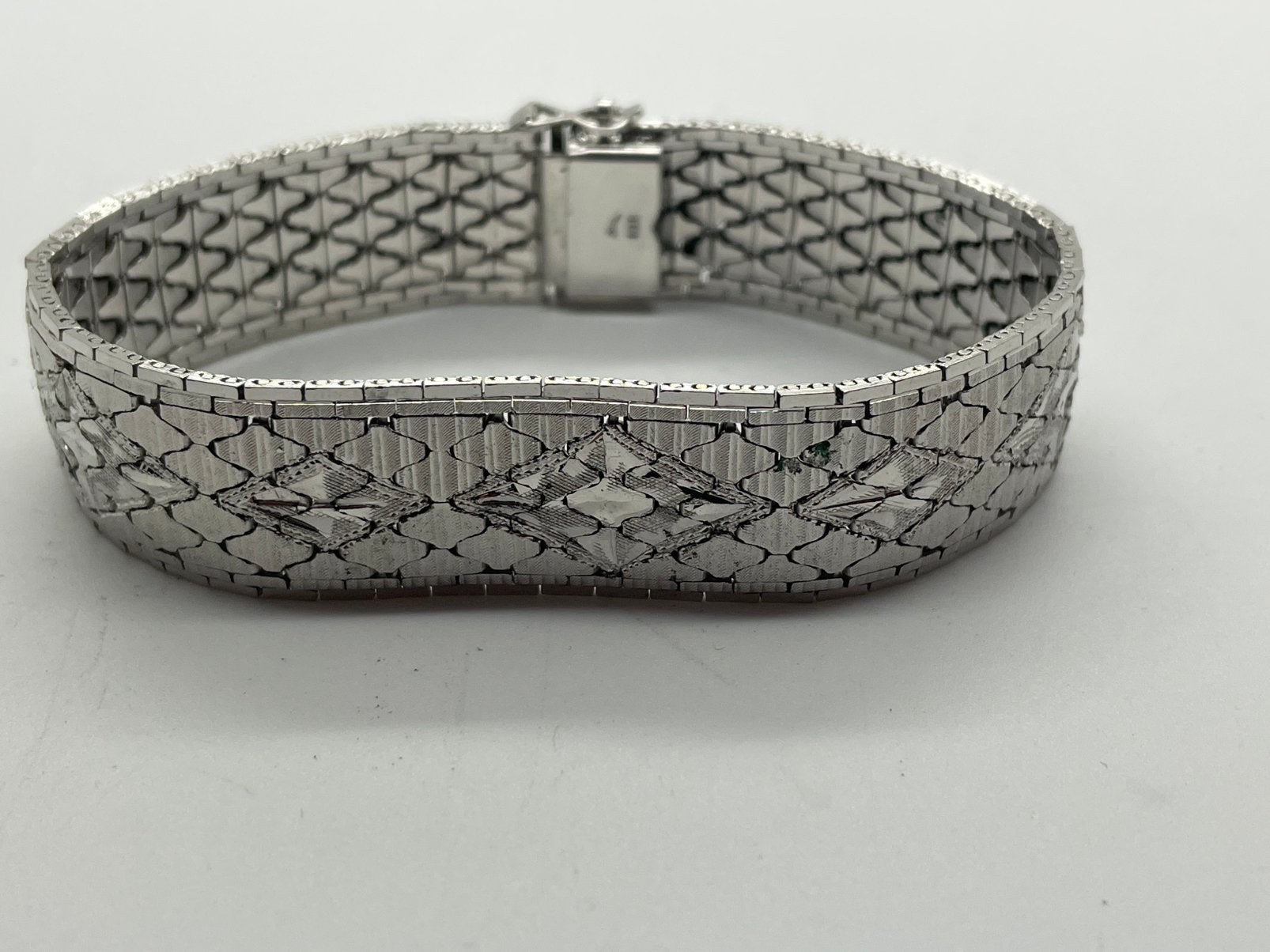 F300 Prachtige zilveren armband, Ophalen of Verzenden, Zilver, Armband