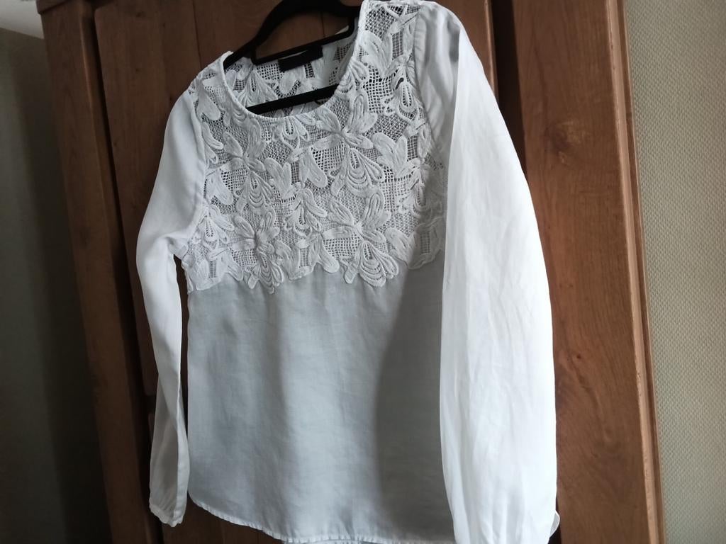 Witte blouse van ffc maat 36, Wit, Nieuw, Ophalen of Verzenden, Ffc