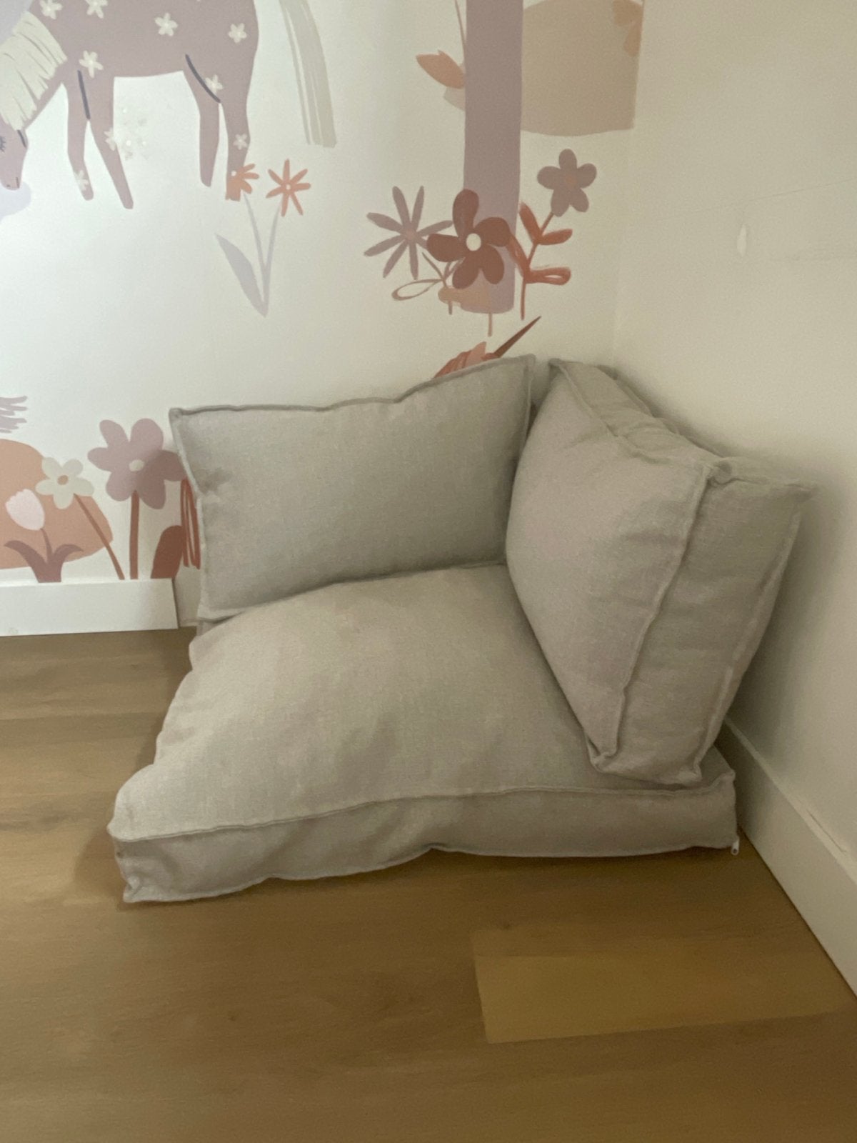 Comfortabel vloerkussen / palletkussens, Ophalen, Zo goed als nieuw