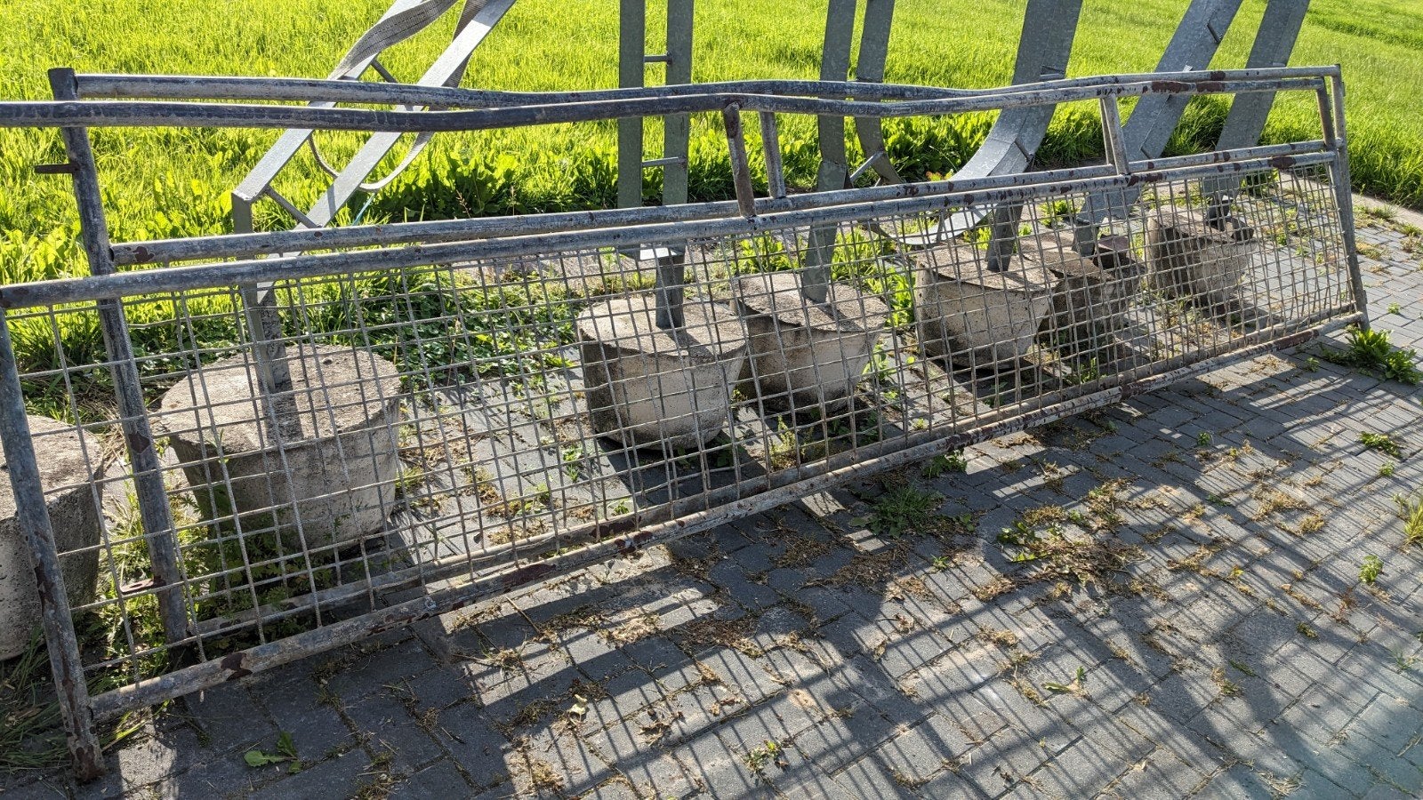 hekken voor het land - Diverse maten beschikbaar, Ophalen, Gebruikt, IJzer, Spijlenhekwerk