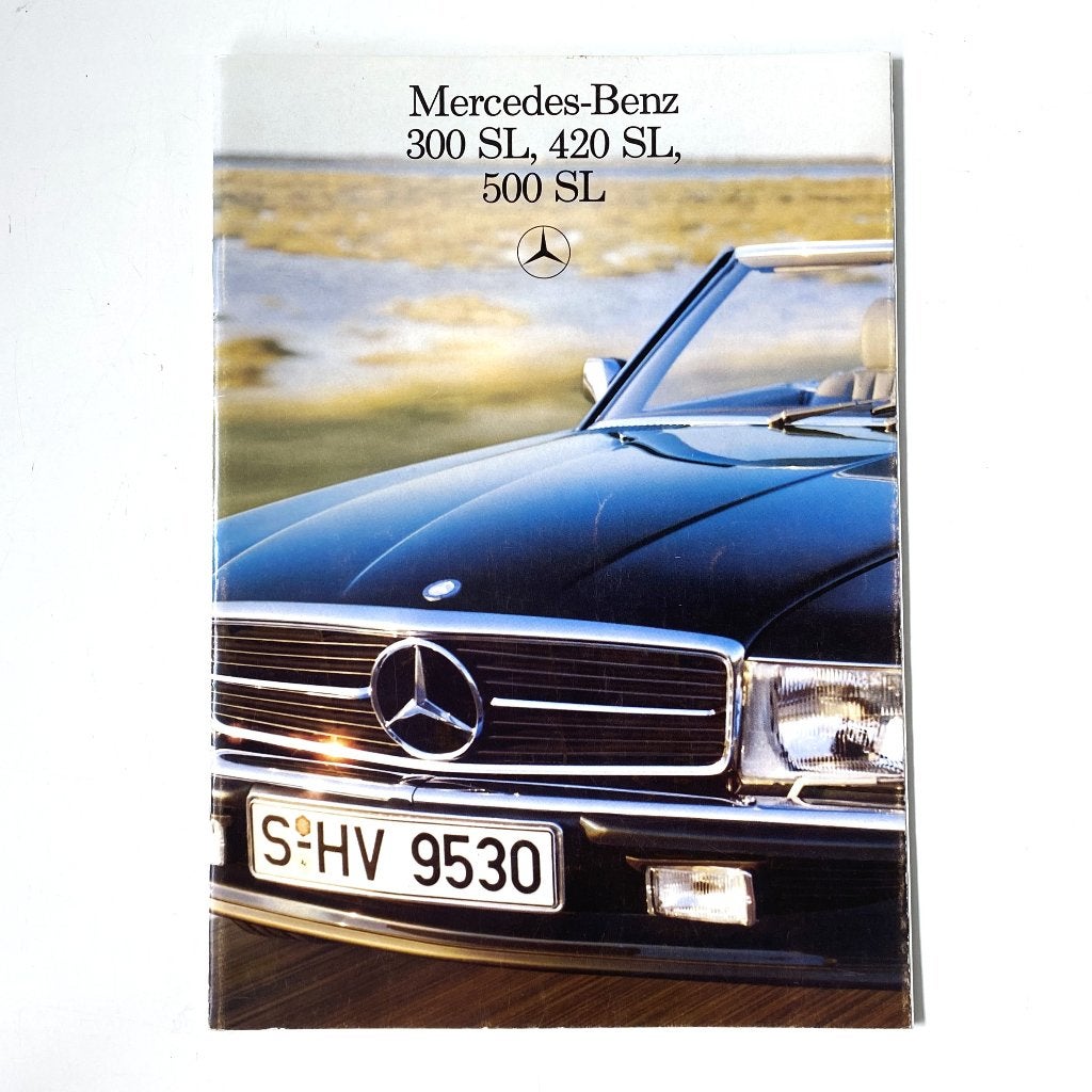 Mercedes-Benz SL (R107) brochure 1985, Verzenden, Gelezen, Mercedes