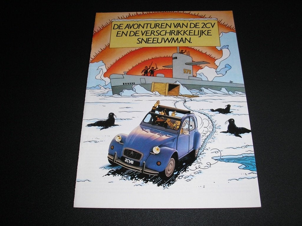 Citroën 2CV en de verschrikkelijke sneeuwman, 1985, Ophalen of Verzenden, Gelezen, Citroën