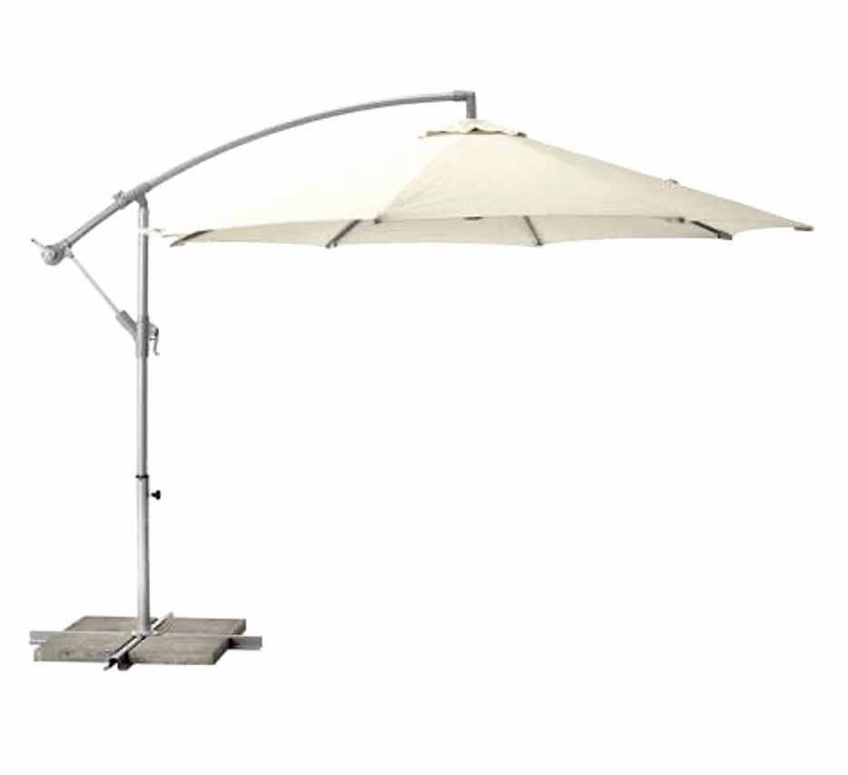 Parasol Vrijhangend 300 x 300 , Ophalen, Verstelbaar, 3 tot 4 meter, Zweefparasol