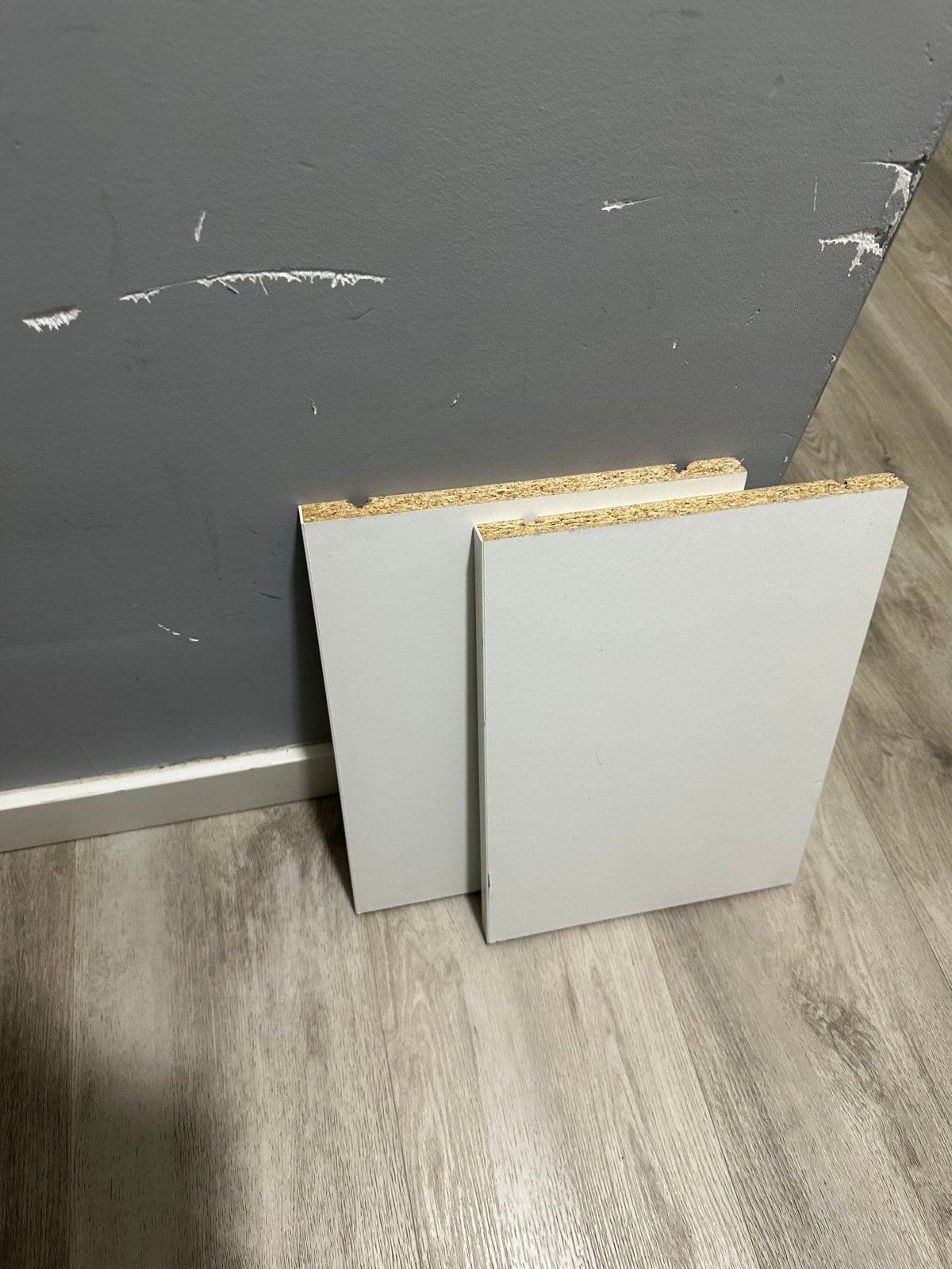 Witte houten planken voor billy boekenkast, Ophalen, Gebruikt