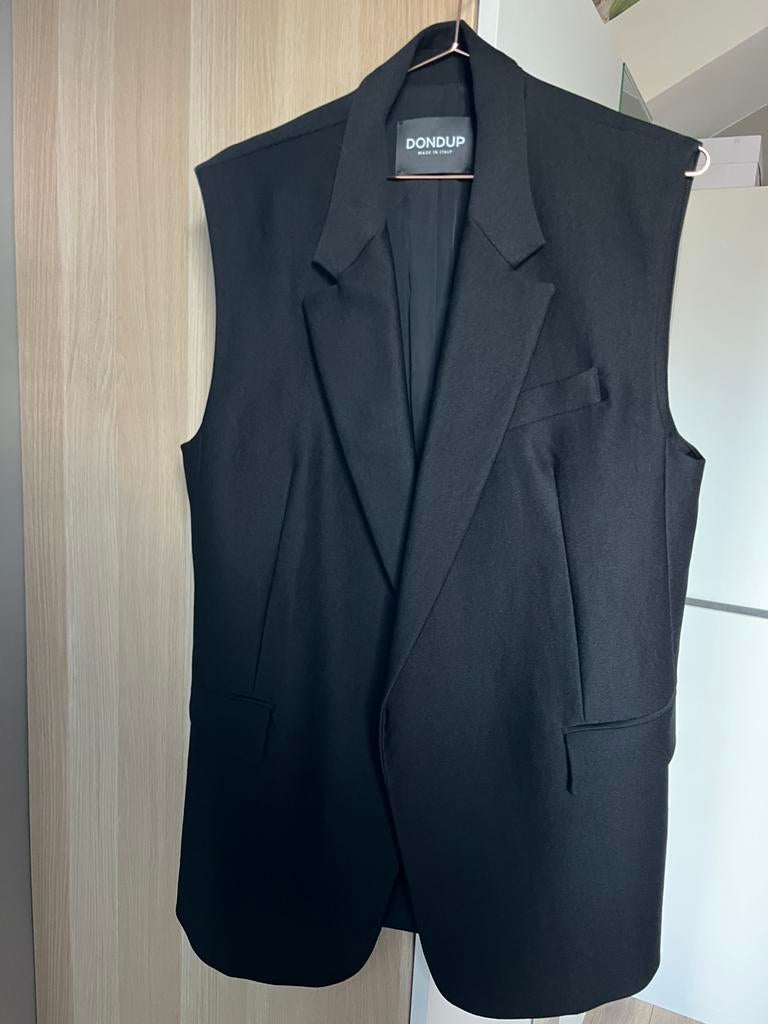 Dondup zwarte blazer bodywarmer it.44 M 40 maat 40 nieuw, Maat 38/40 (M), Zwart, Nieuw, Ophalen of Verzenden