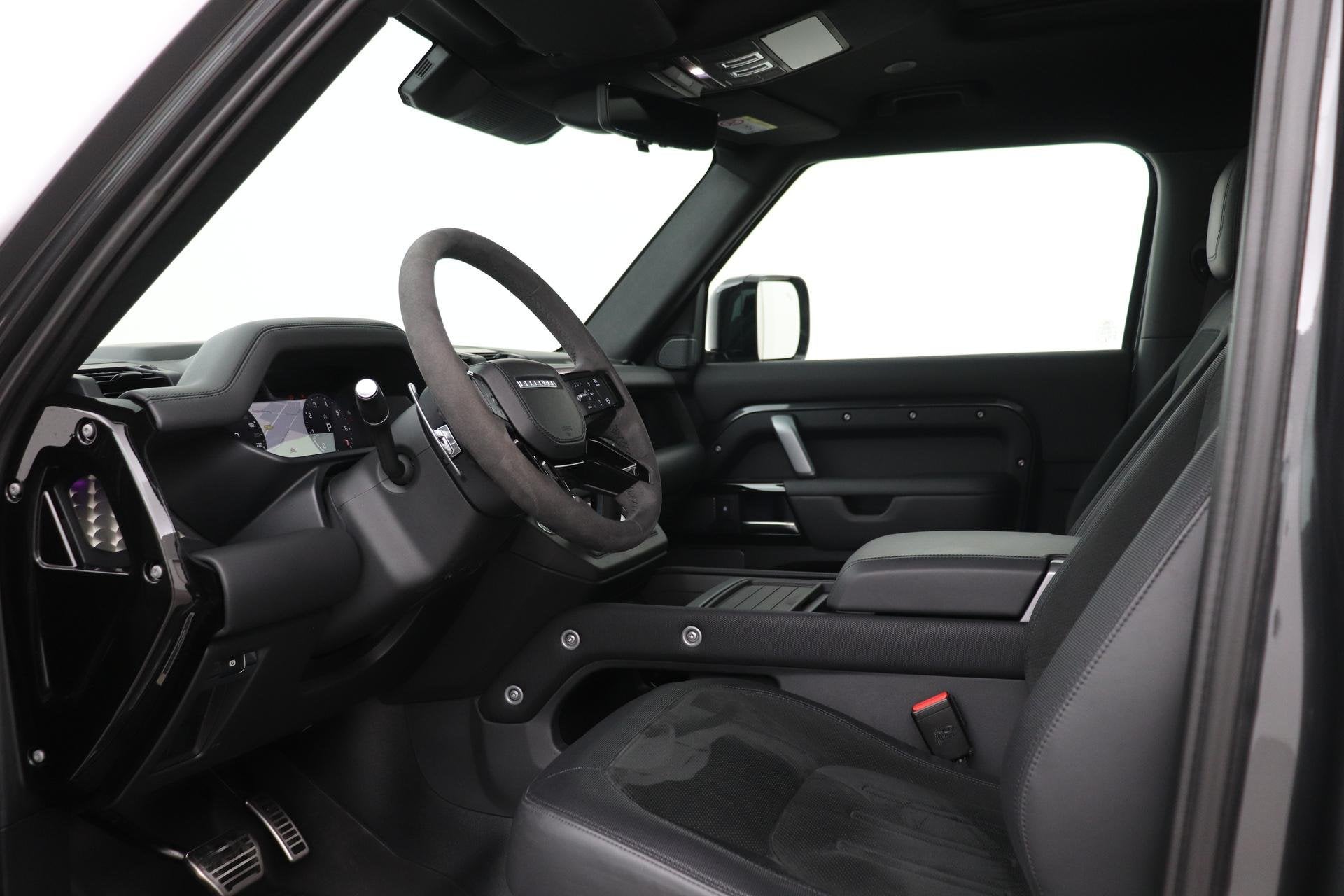 Land Rover Defender 5.0 P525 90 V8 Carpathian Edition 5- Per, Auto's, Land Rover, Automaat, 2546 kg, Leder, Startonderbreker