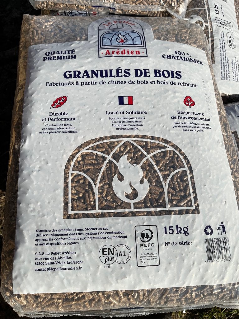 Pellet Superieur – ENplus A1 Premium pellets – 15 kg per zak, Minder dan 3 m³, Ophalen