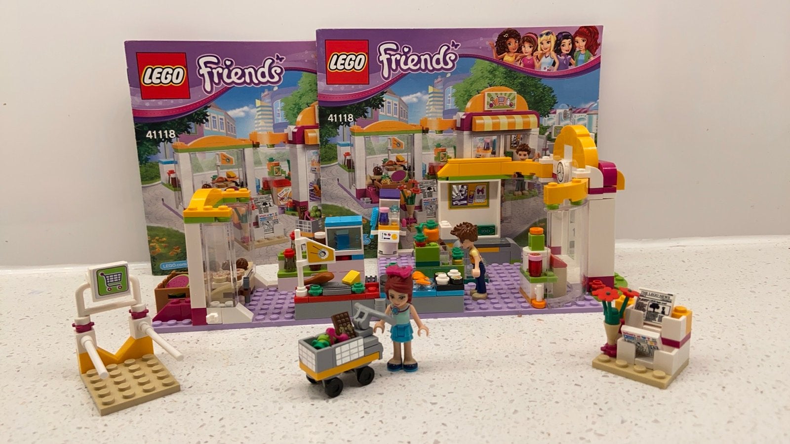 LEGO Friends Heartlake Supermarkt (41118), Kinderen en Baby's, City, Lego Primo, Ophalen of Verzenden, Zo goed als nieuw