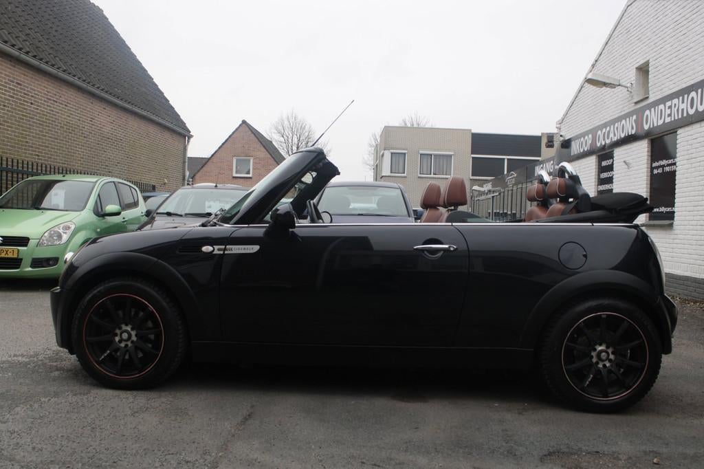 Mini Mini Cabrio 1.6 Cooper Sidewalk | Cabrio | Airco | Crui, Auto's, Voorwielaandrijving, Gebruikt, Zwart, 4 cilinders