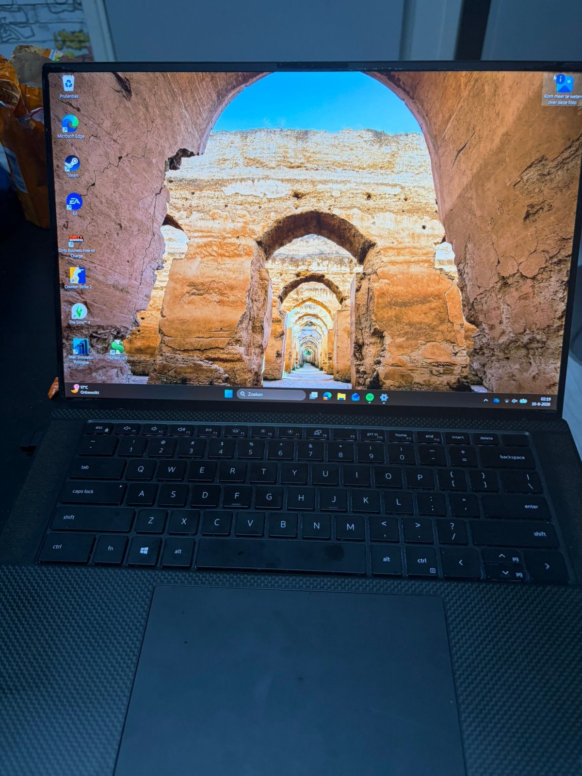 Dell XPS 15 9500  grijs, Computers en Software, Windows Laptops, 2 tot 3 Ghz, 15 inch, Ophalen of Verzenden, Zo goed als nieuw