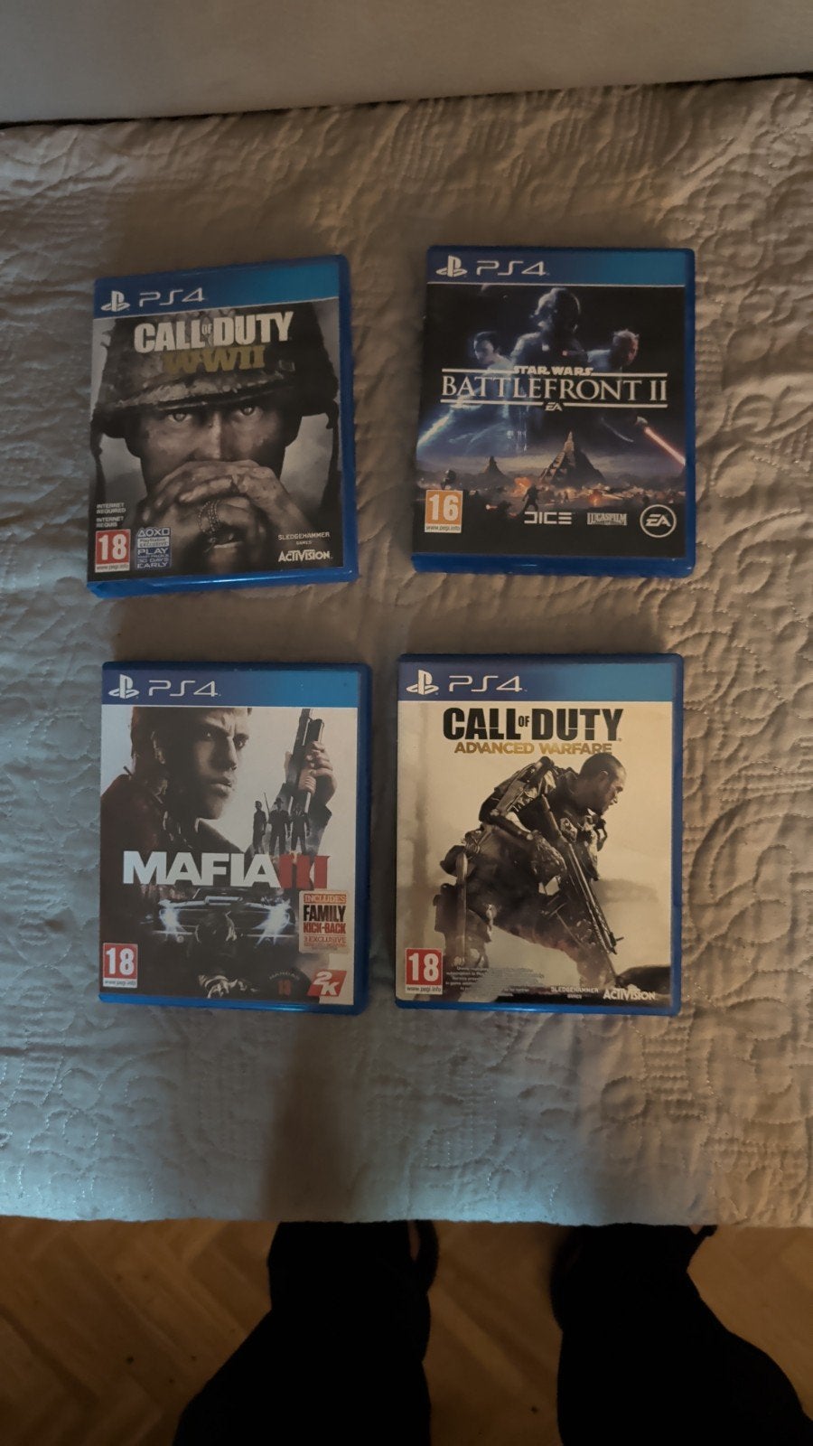 PS4 Games: Call of Duty, Star Wars Battlefront II, Mafia III, Online, Gebruikt, Vanaf 18 jaar, Shooter