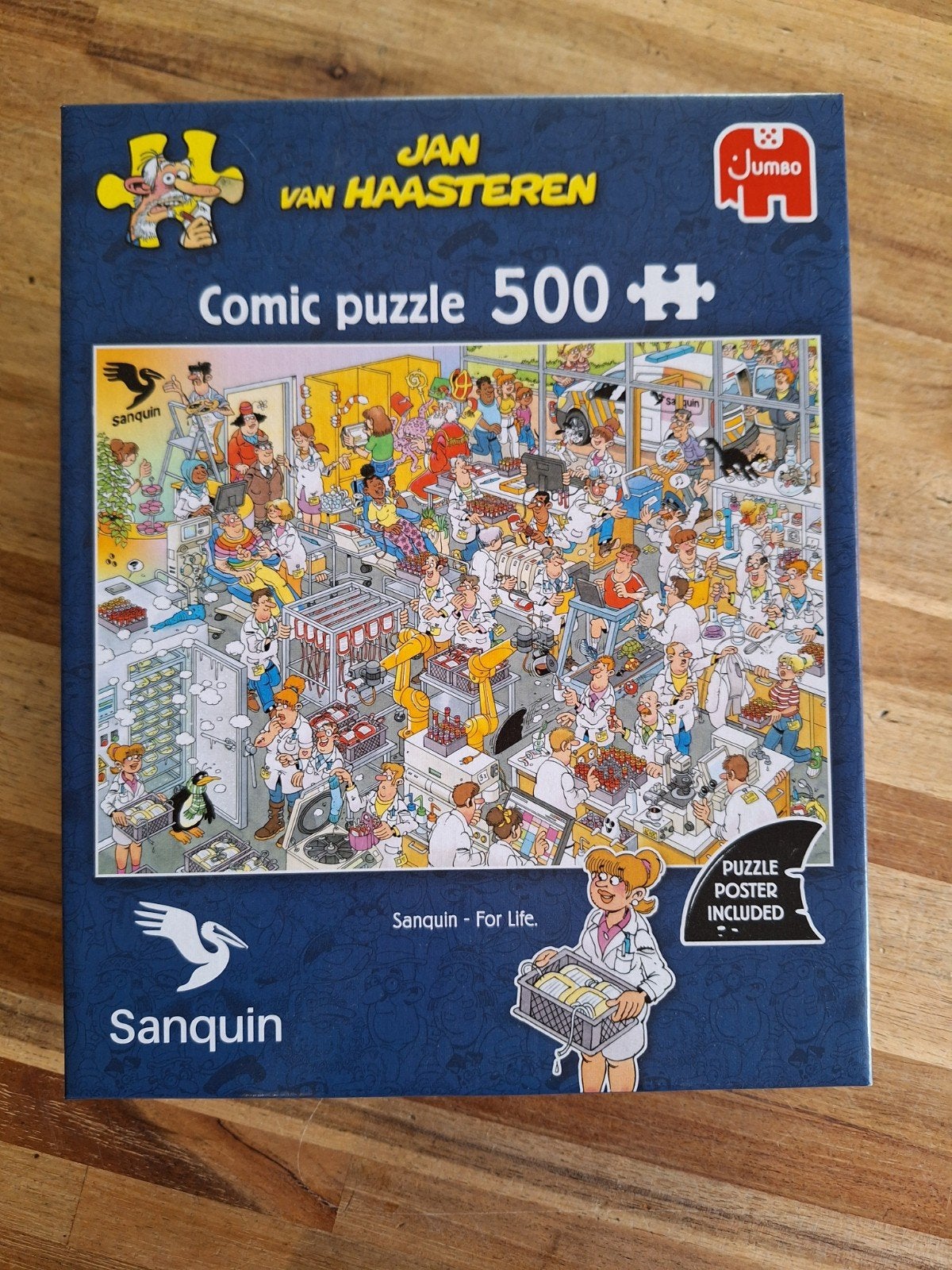 Jan van Haasteren Comic Puzzle 500 stukjes - Sanquin, Ophalen of Verzenden, Nieuw