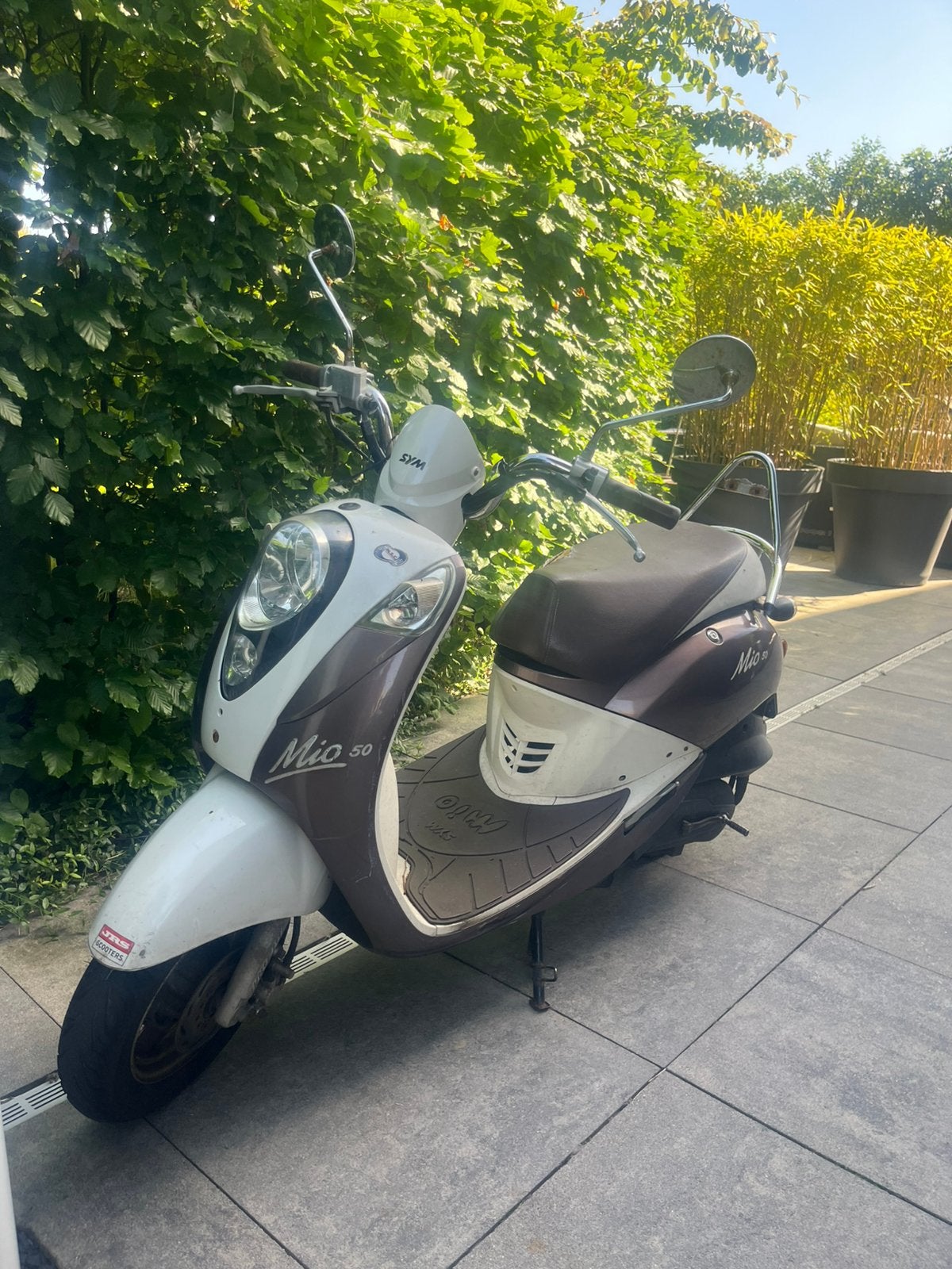Sym mio - start niet, Gebruikt, Benzine, 50 cc, Maximaal 25 km/u