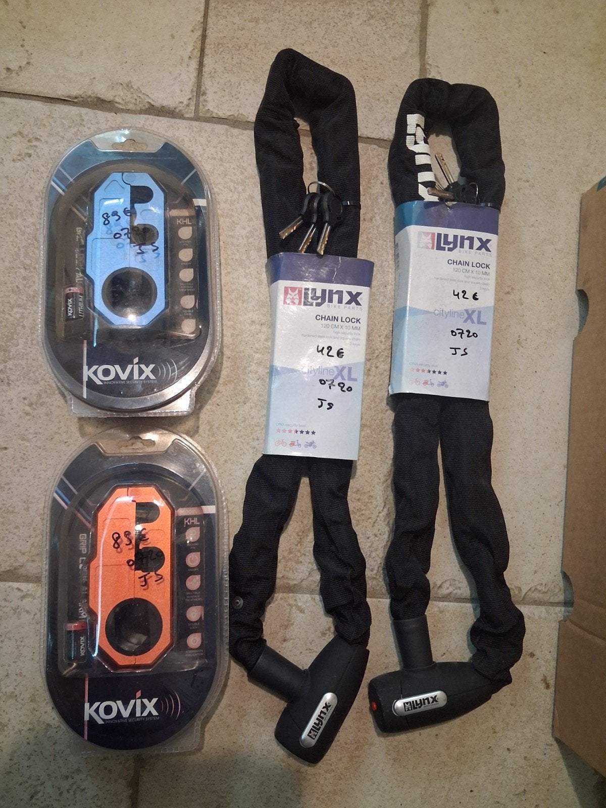 Kovix Grip Lock Alarm KHL & Lynx Kettingslot, Ophalen of Verzenden, Nieuw