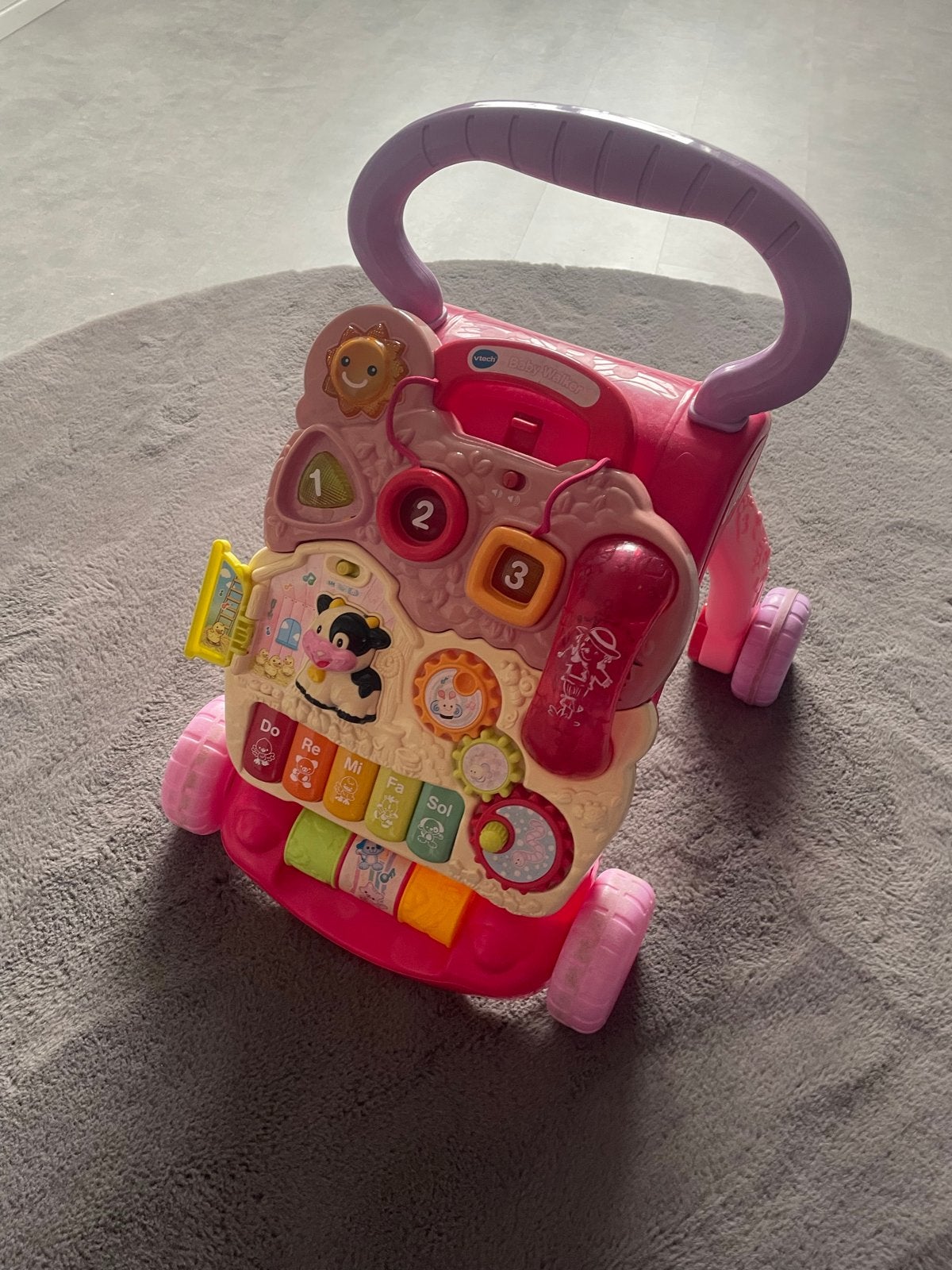 VTech Baby Walker Roze - Zo goed als nieuw, Ophalen of Verzenden, Zo goed als nieuw, Overige typen, Met licht