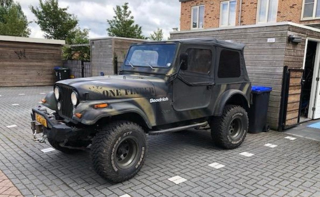 Jeep 1982 5.0 V8, Auto's, Jeep, 1440 kg, Zwart, Origineel Nederlands, Particulier