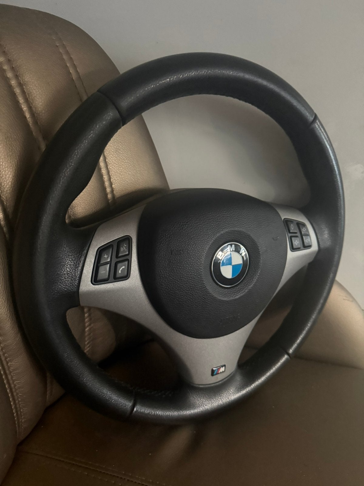 Bmw E81 E82 E87 E88 E90 E91 E92 E93 leder stuur, Auto-onderdelen, Ophalen of Verzenden, BMW