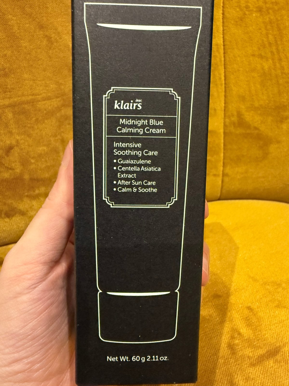 Klairs Midnight Blue Calming Cream 60g, Ophalen of Verzenden, Nieuw, Gehele gezicht, Verzorging