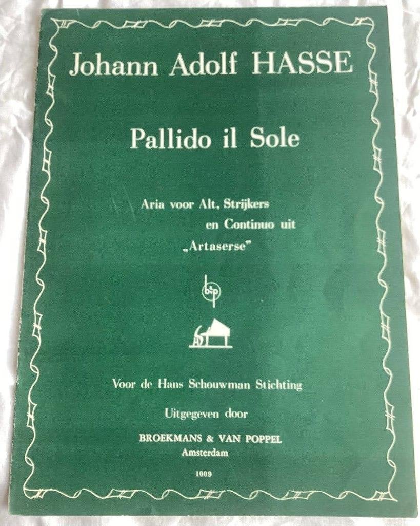 Hasse Pallido Il Sole Bladmuziek, Gebruikt, Klassiek, Ophalen of Verzenden, Viool of Altviool