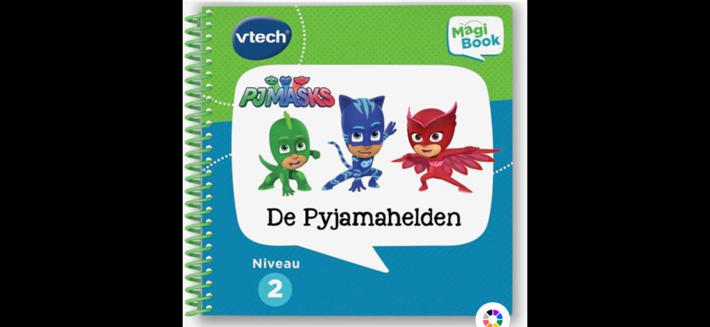 Gezocht:VTech MagiBook De Pyjamahelden Niveau 2, Ophalen of Verzenden, Zo goed als nieuw