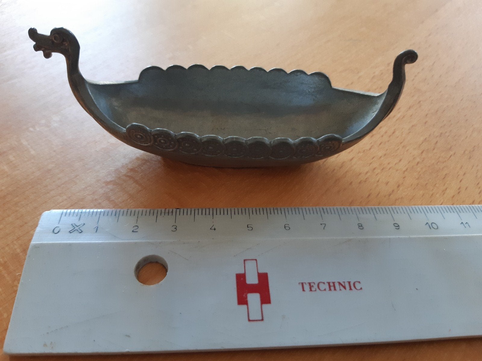 tinnen vikingschip, Ophalen of Verzenden