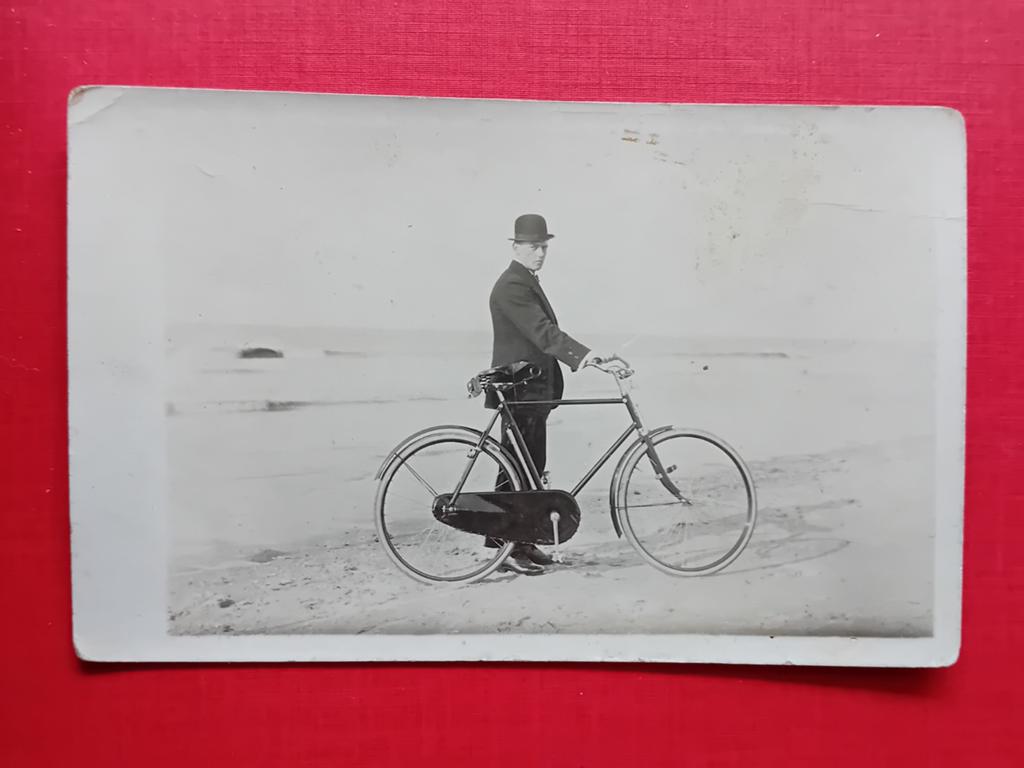 Fotokaart Fiets, Ophalen of Verzenden, Voertuig