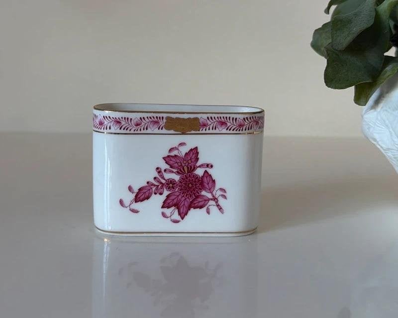 Herend Apponyi Pink bakje, Ophalen of Verzenden, Zo goed als nieuw, Porselein, Overige typen