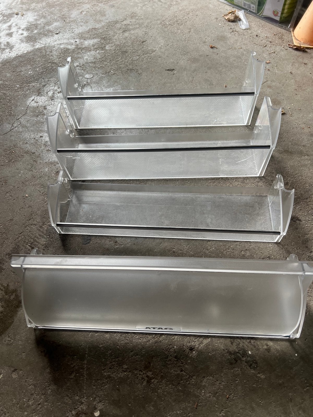 Deurbakken en glasplaten voor Atag koelkast (KD8102, KD8140), Witgoed en Apparatuur, Koelkasten en IJskasten, Ophalen, 200 liter of meer