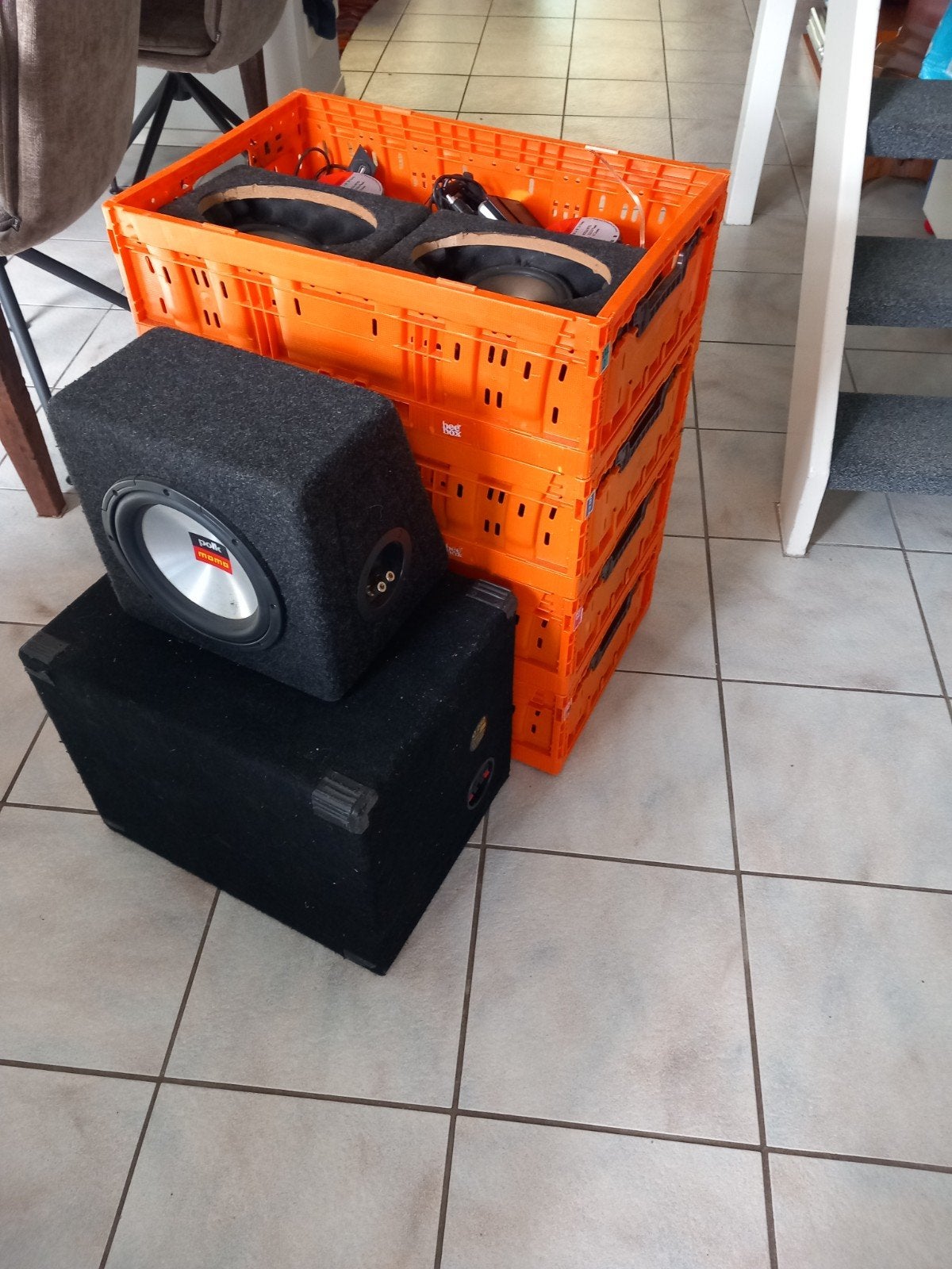 TEAB Diverse audio apparatuur voor de auto speakers/versterk, Ophalen, Gebruikt