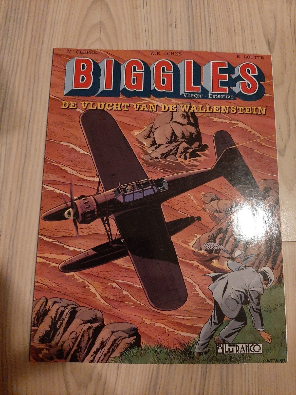 Biggles: De Vlucht van de Wallenstein - Stripboek, Ophalen of Verzenden