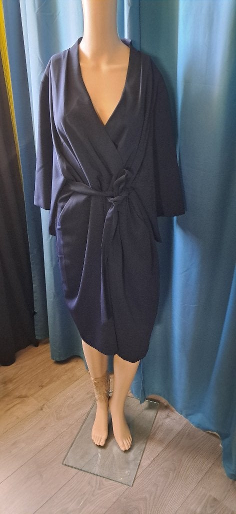 Mart Visser paarse jurk maat 44 met ceintuur, Kleding | Dames, Paars, Maat 42/44 (L), Nieuw, Knielengte