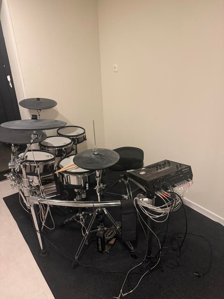 Roland TD-50KV V-Drums inclusief hardware, Muziek en Instrumenten, Drumstellen en Slagwerk, Ophalen, Gebruikt, Roland, Elektronisch