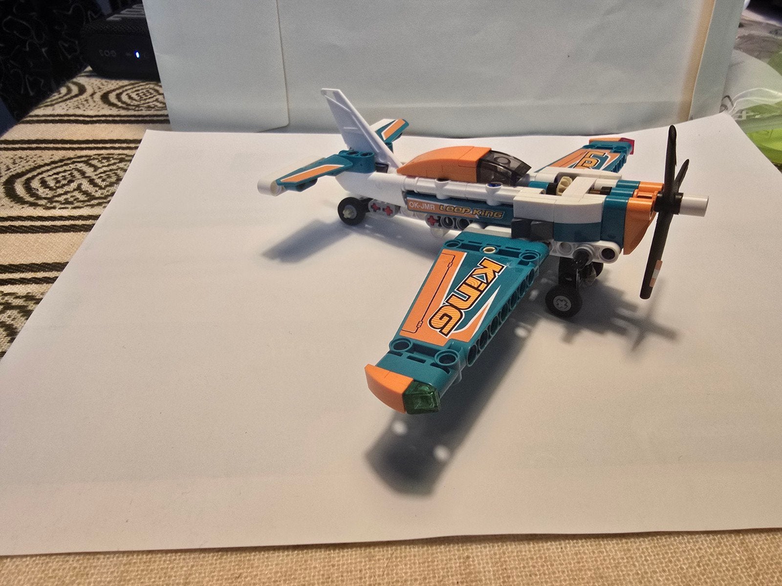 Lego Technic Racevliegtuig 42117, Inclusief instructies, Lego, Ophalen of Verzenden, Zo goed als nieuw