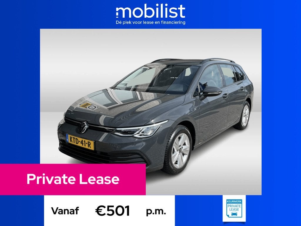 Volkswagen Golf Variant 1.0 eTSI Life (bj 2022, automaat), Gebruikt, 680 kg, 19 km/l, 1265 kg