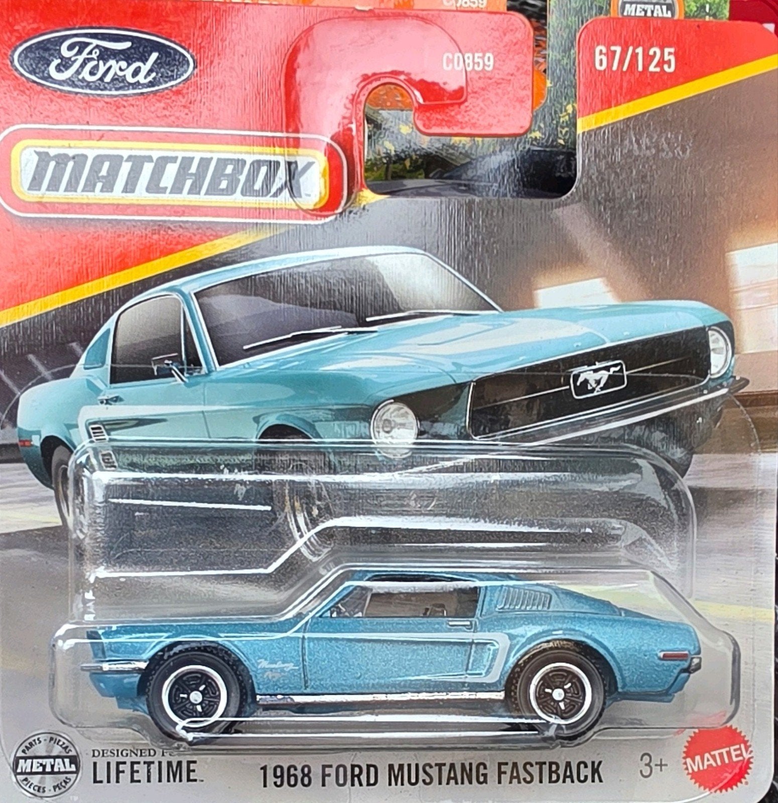 Matchbox 1968 Ford Mustang Fastback, Ophalen of Verzenden, Nieuw, Auto