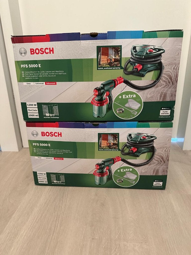 Bosch Paint Spray System PFS 5000 E, Doe-het-zelf en Verbouw, Ophalen, Nieuw, Verfspuit of Verfpomp