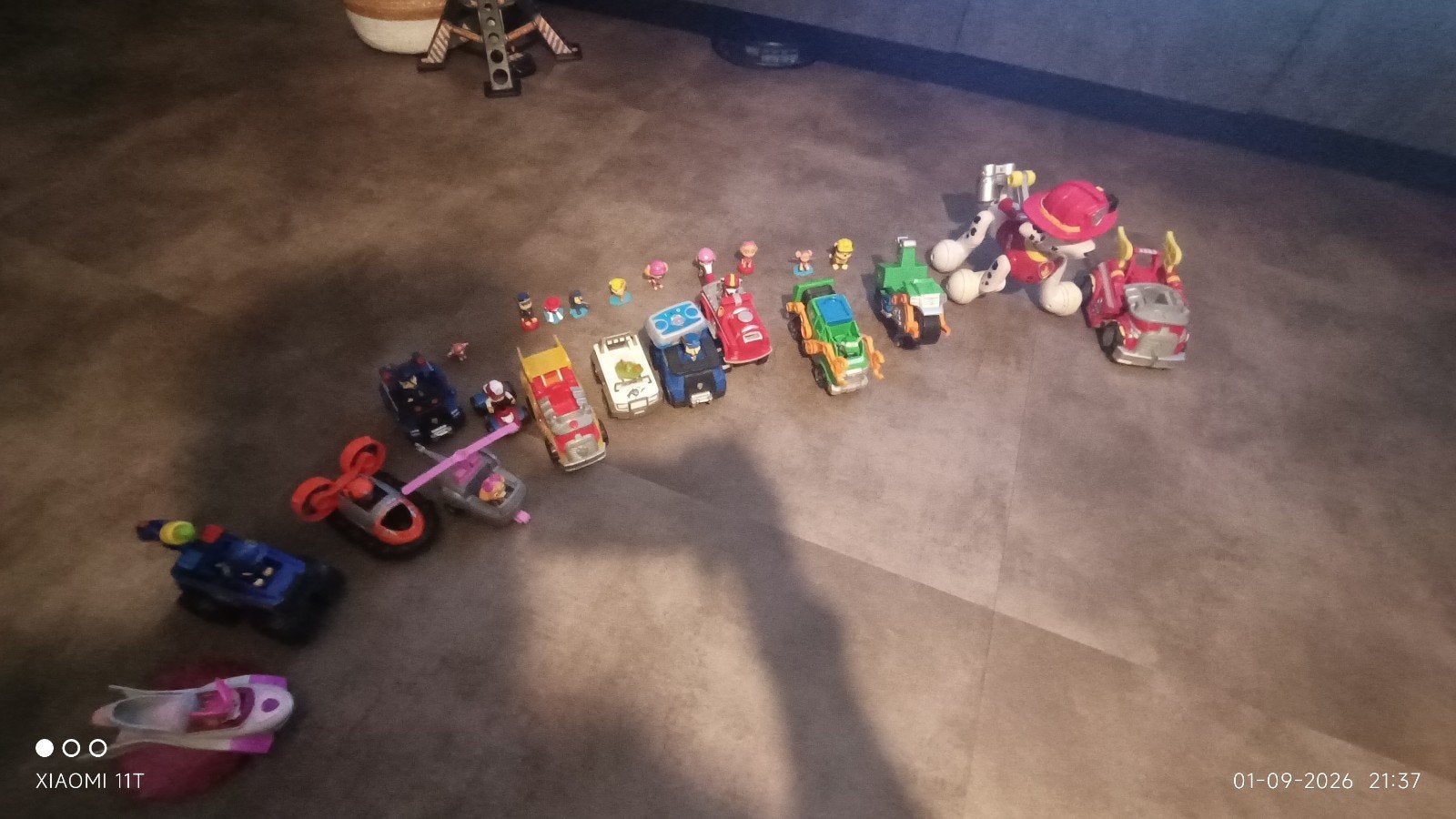 Grote collectie Paw Patrol speelgoedvoertuigen en figuren, Ophalen of Verzenden, Gebruikt