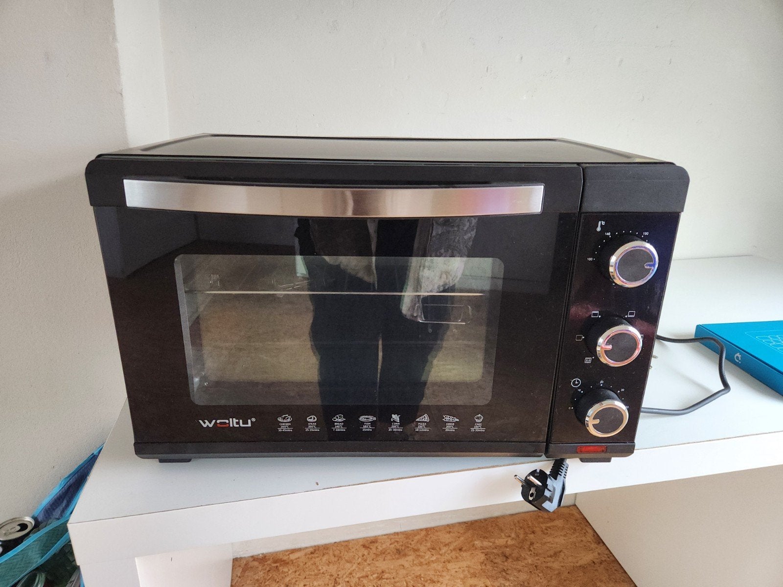 Woltu Mini-oven 32L - Zo goed als nieuw, Witgoed en Apparatuur, Ovens, Ophalen, 45 tot 50 cm, Overige merken, Zo goed als nieuw