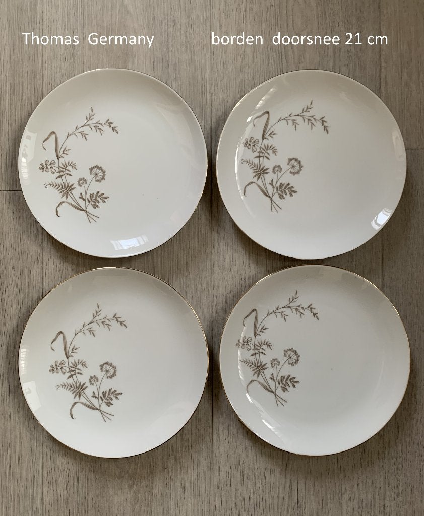 borden, lunchborden ontbijt- dessertborden, Thomas porselein, Ophalen of Verzenden
