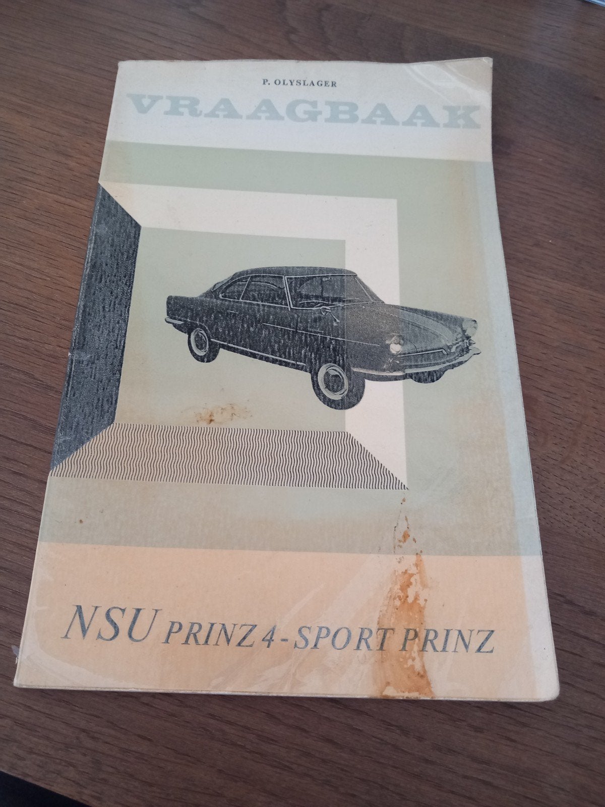 Vraagbaak voor uw NSU Prinz 4 - Sport Prinz (2e druk), Ophalen of Verzenden