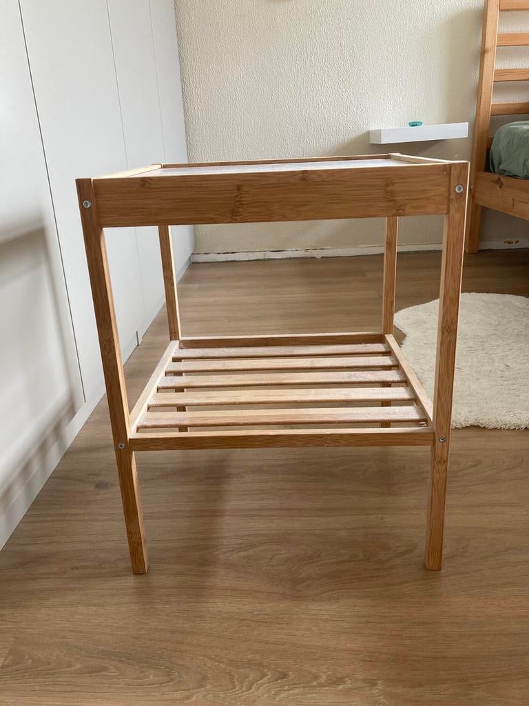 Two ikea bed sidetables, Ophalen, Zo goed als nieuw, 25 tot 50 cm, Rechthoekig