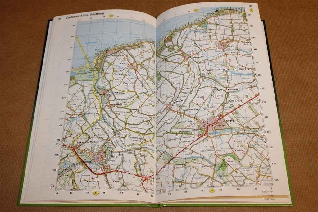 Compact Provincie Atlas — Zeeland 1:50 000 [1997], Ophalen of Verzenden, 1800 tot 2000, Nederland, Landkaart