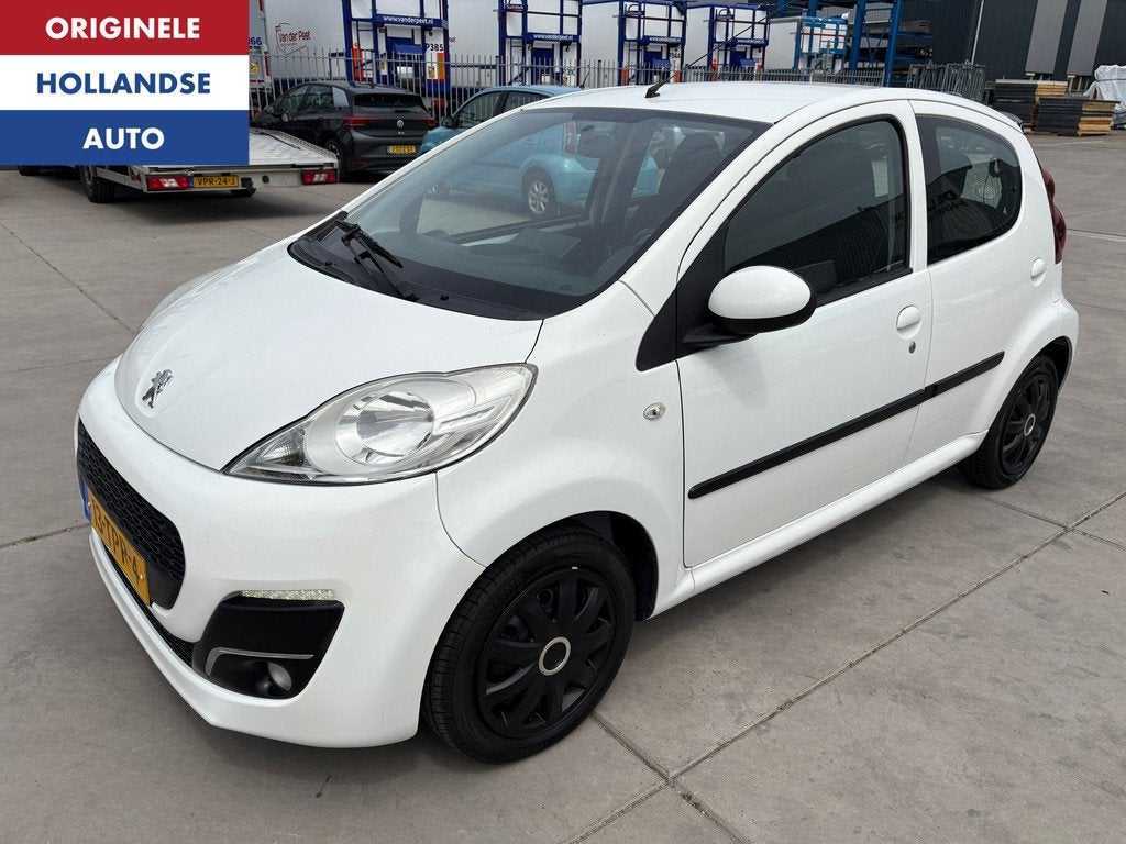 Peugeot 107 1.0 Active Airco Automaat F1 Carplay Navi BT AUX, Euro 5, Gebruikt, Huisgarantie, Met garantie (alle)