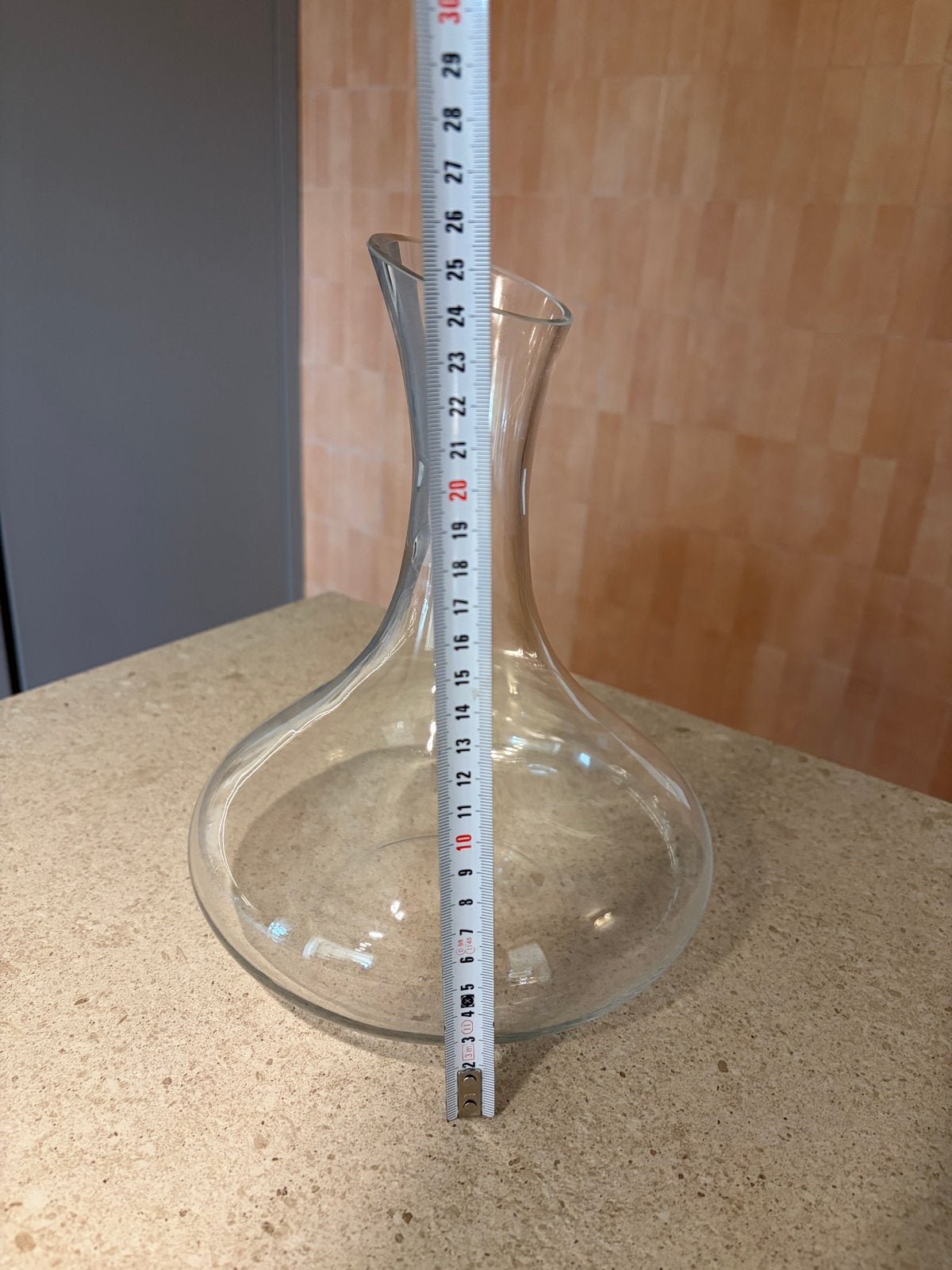 Glazen decanteur/wijnkaraf, Antiek en Kunst, Ophalen of Verzenden