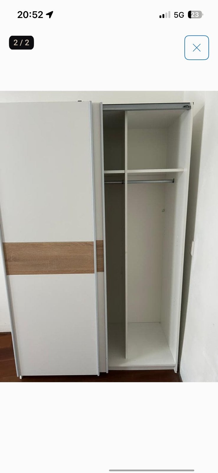 Kledingkast, Gebruikt, 100 tot 150 cm, Ophalen of Verzenden, 150 tot 200 cm