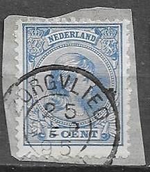 27.nederland nvph 35 stempeL ZORGVLIET, Ophalen of Verzenden, T/m 1940, Gestempeld