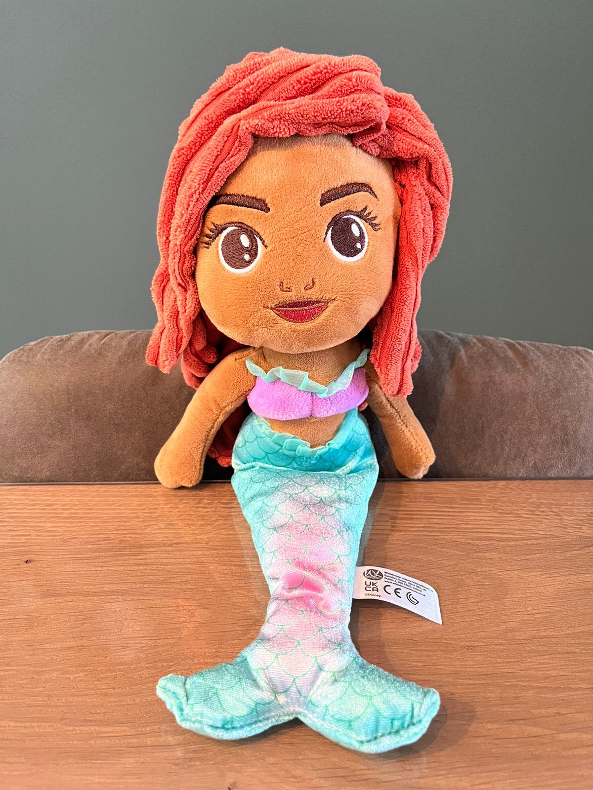 Gave Ariel de kleine zeemeermin knuffel Disney 39cm, Ophalen of Verzenden, Zo goed als nieuw, Knuffel